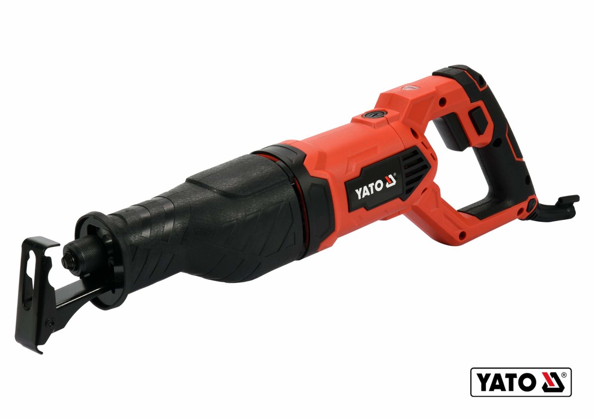 Пила шаблева мережева YATO : P= 1050 Вт, 0-2500 об./хв, глиб. різу: 150 мм (дер), 10 мм (мет) [4] YT