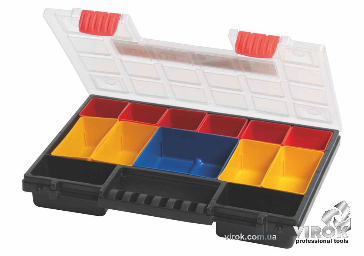 Органайзер пластиковий тип "RP" 14" ТМ ВІРОК; 344 х 249 х 50 мм 79V153