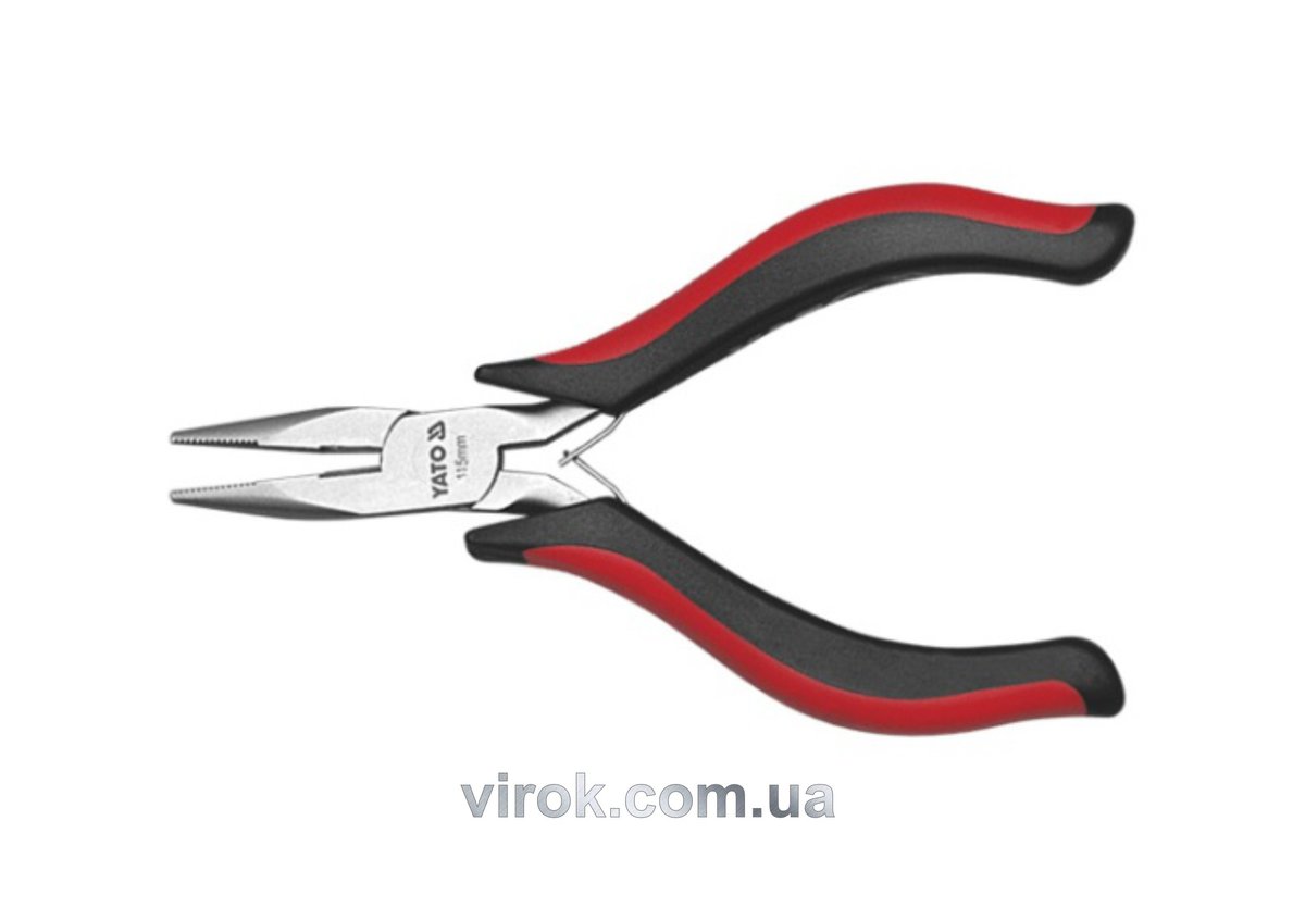 Тонкогубці нікельовані YATO l=115мм [6/120] YT-2083