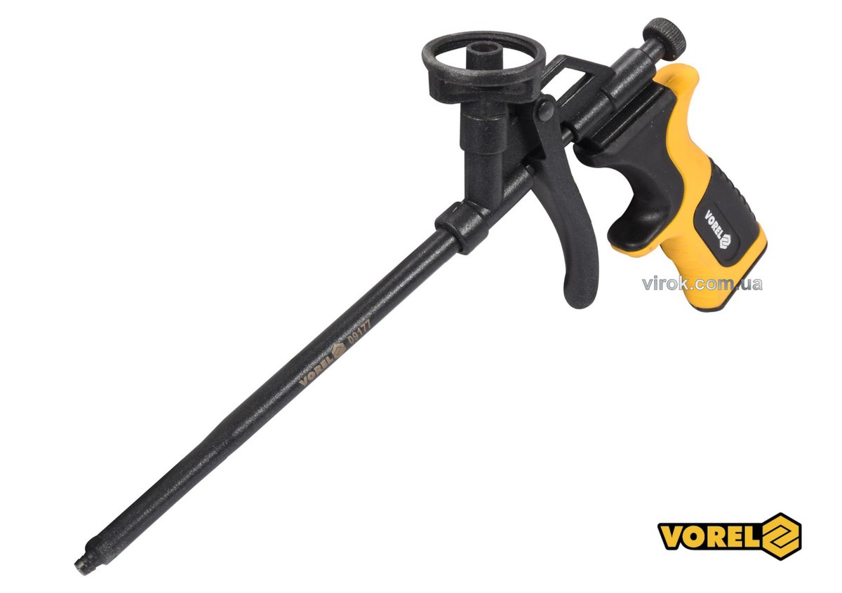 Пістолет для нанесення монтажної піни VOREL : алюмінієвий [20/240] 09177