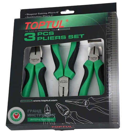 Набір пасатижів TOPTUL 3ед. GAAE0302