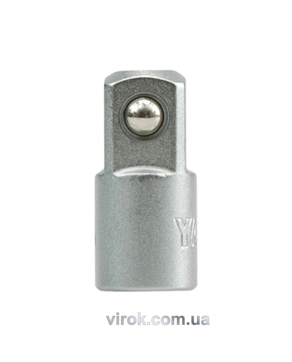 Перехідник для головок торцевих YATO : квадрат 1/4"(F) - 3/8" (М), L=25 мм [10/250] YT-1438