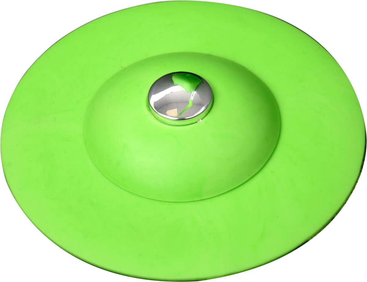 Корок до ванни і раковин, силіконовий FALA, Ø= 100 мм, зелений [240] 74784