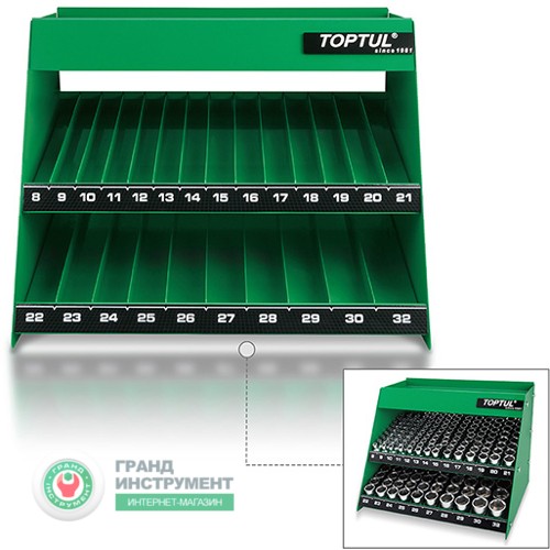 Полиця виставкова для головок 1/2 " TBAB0304 TOPTUL