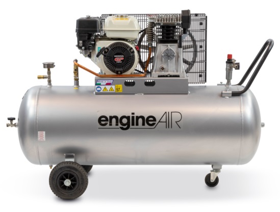Компресор ABAC EngineAIR 5/200 10 Petrol 200л, 411л/хв,A39B,GP160,4,8к.с.,1070об/хв,10бар, 96dB,98кг
