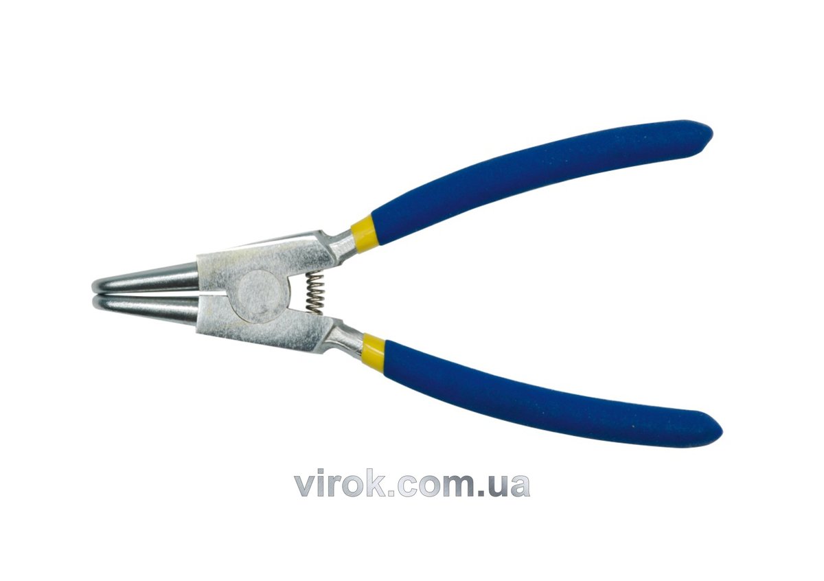 Знімач стопорних кілець VOREL вигнутий, L= 180 мм (Розжим) [6/60] 43056