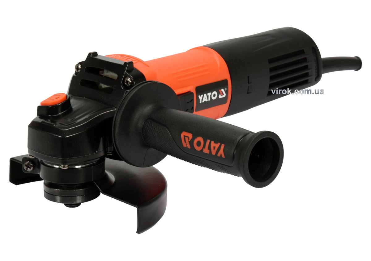Шліфмашина кутова мережева YATO: P= 850 Вт, Ø= 125 мм, 12000 об/хв [6/144] YT-82097