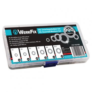 Набір шайб WerkFix 900 шт(272100900)