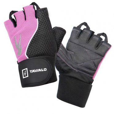 Спортивні рукавички Tavialo Black-Magenta M жіночі 188107008