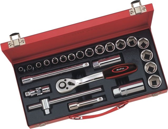 Набор инструмента 3/8 24 предметов AmPro T45212