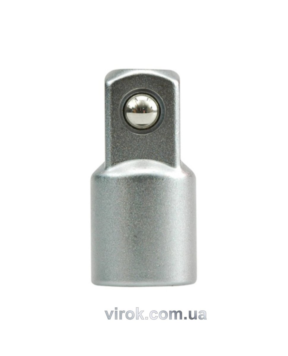 Перехідник для головок торцевих YATO : квадрат 3/8"(F) - 1/2" (М), L= 35 мм. [10/100/200] YT-3854