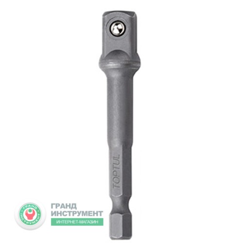 Перехідник для головок під шуруповерт TOPTUL 1/4"х3/8" L65 (6-гр.-квадрат) FPKA0812