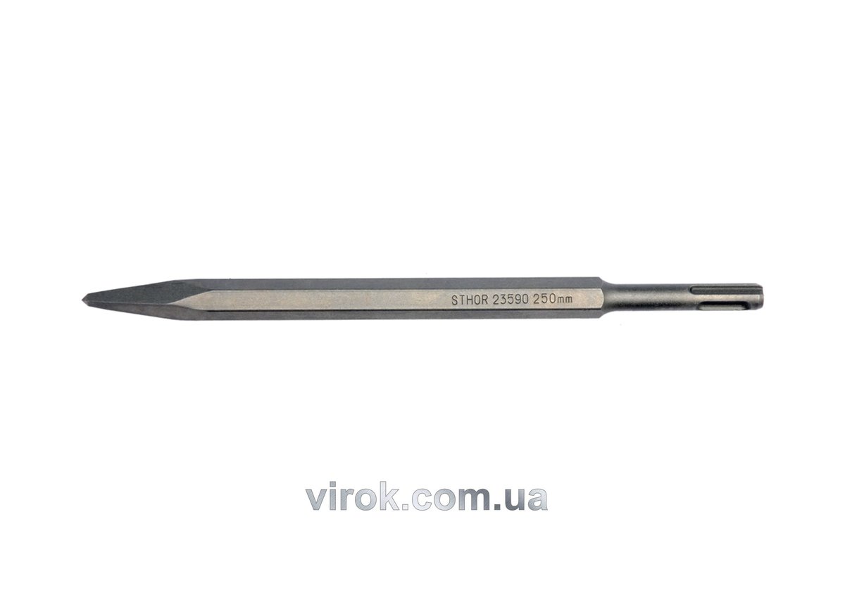 Долото-піка STHOR : SDS+ до перфоратора; Ø= 14 мм, l= 250 мм [25] 23590