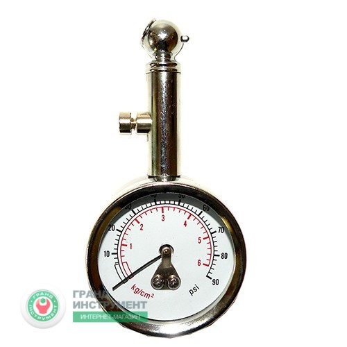 Манометр для шин (металевий корпус) AIRKRAFT SDG-5243