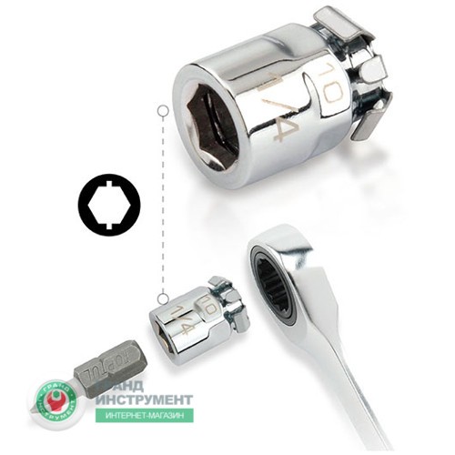Бітотримач TOPTUL 1/4" (вставка в ключ 10 мм) FTAB0810