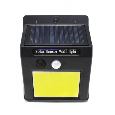 Світильник світлодіодний на сонячній батареї з датчиком руху (5.5V, 0.55W, 18650Li, 3.7V, 1200mAh, 4