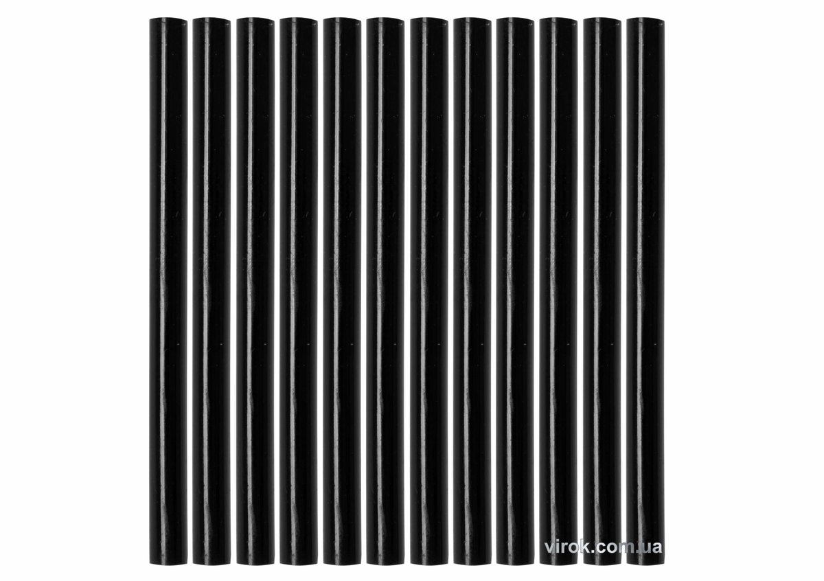 Стержні клейові YATO Ø=7,2 х 100 мм, чорні. уп. 12 шт. [50] YT-82441