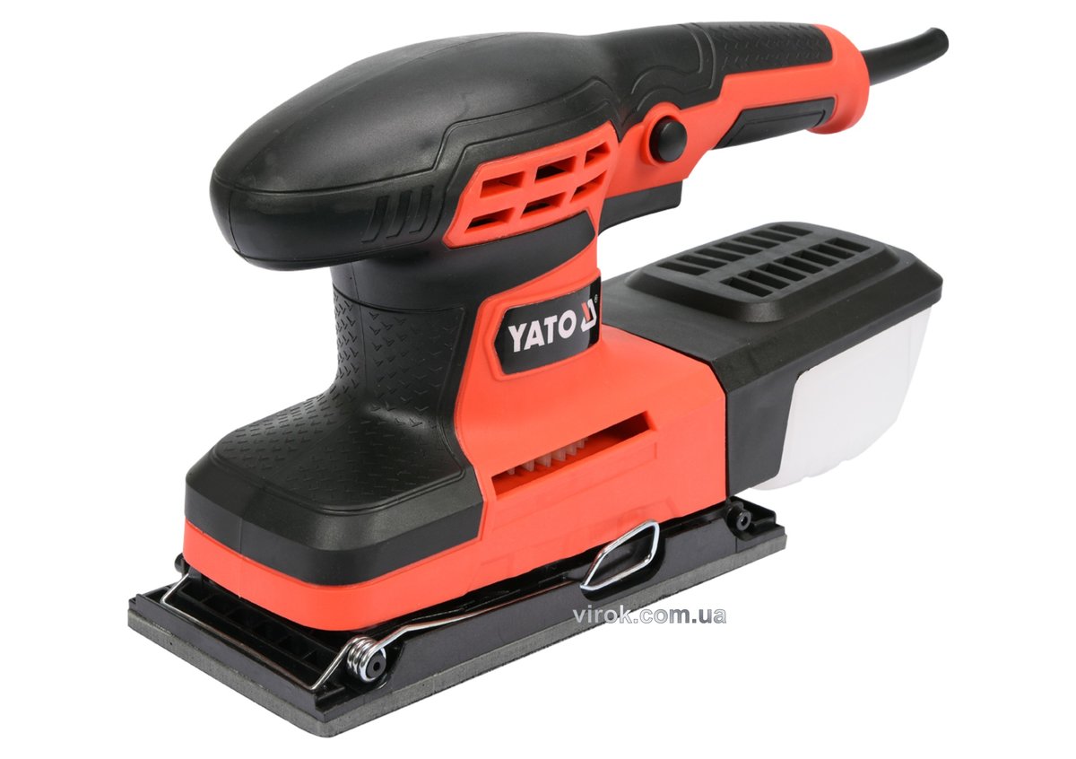 Шліфмашина вібраційна мережева YATO; 230 В, 230 Вт, платформа- 90-187 мм [4] YT-82230