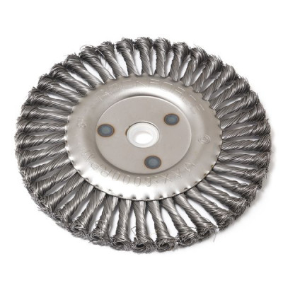 Кордщітка дискова сталева кручена для КШМ 200мм, в блістері (RF-BWF108)