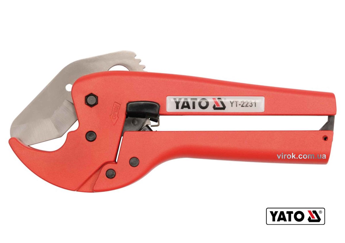 Труборіз - автомат для ПВХ труб YATO : max Ø= 42 мм [6/48] YT-2231