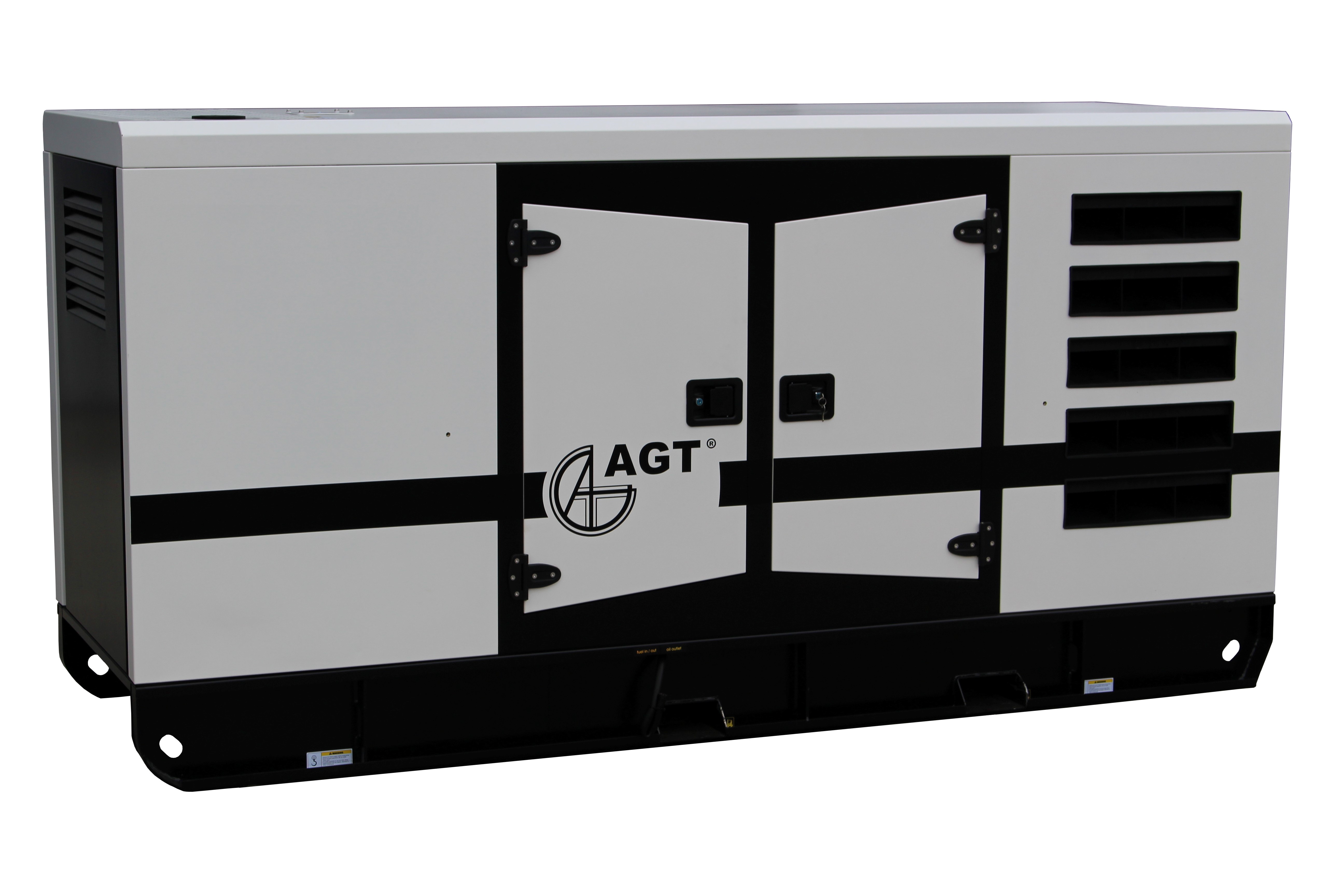 Генератор AGT22DSEA,400В,50Гц,22кВа,1500 об/хв,дизель,рід.ох.,AVR,80л,18год(18кВа),IP23,635кг (, AGT