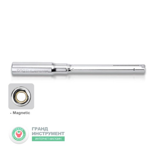 Магнітний бітотримач TOPTUL 1/4" L 100 мм (сп. з CHEV0811) FTDF0810