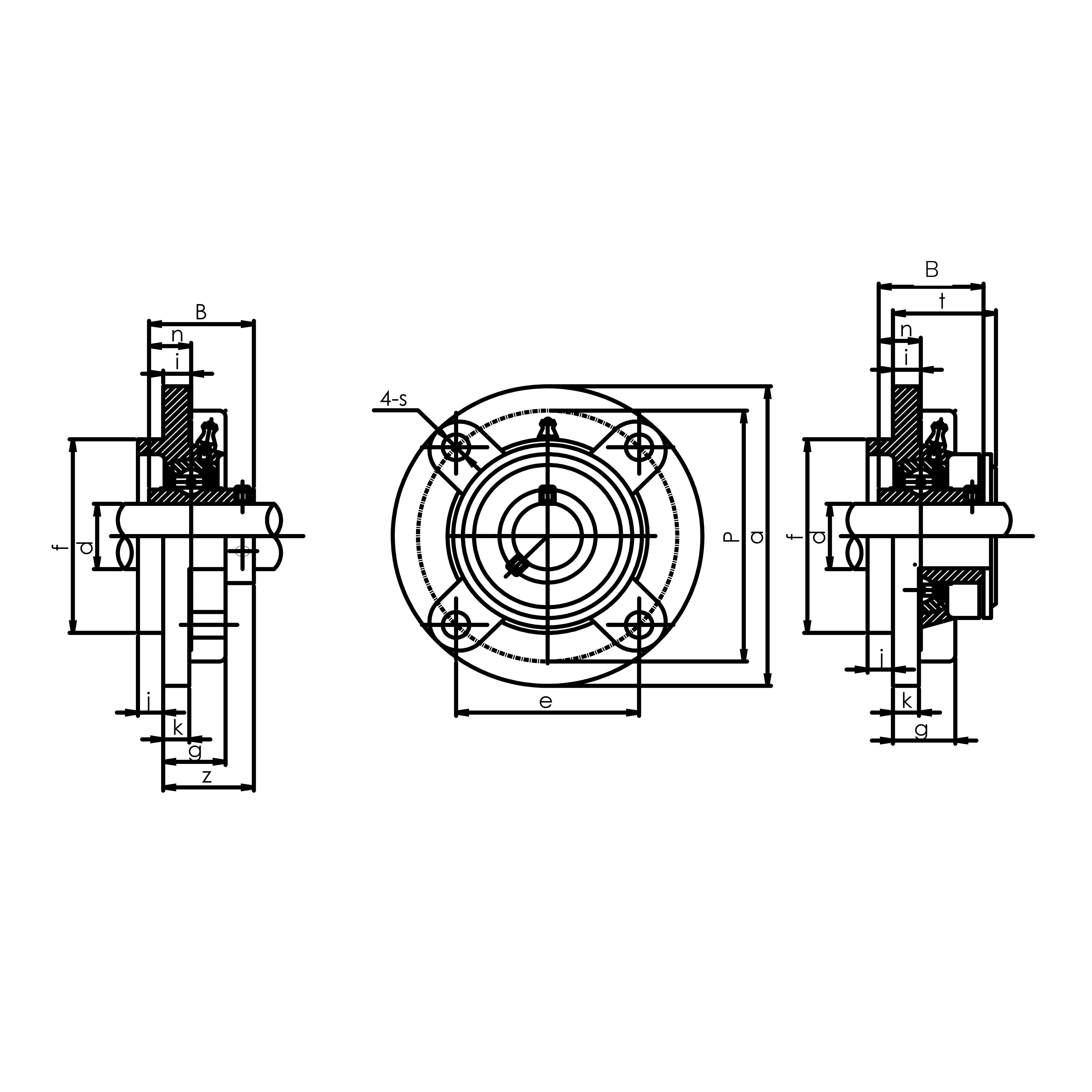 Корпус з підшипником UCFC 208 EXL