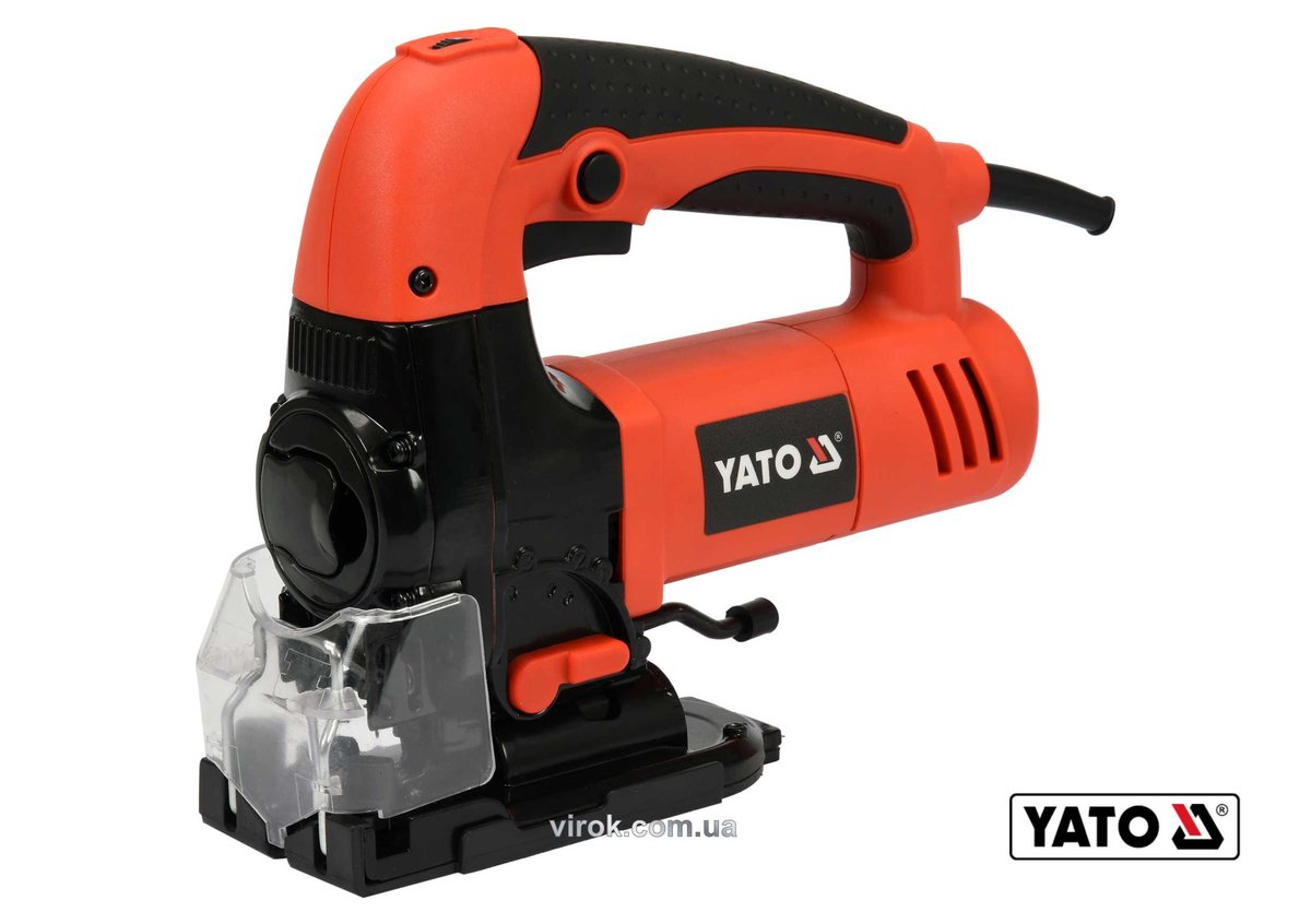 Лобзик ручний мережевий YATO : P= 600 Вт, 500-2500 об/хв, глибина різу метал/дерево- 10/130 мм [4]DW