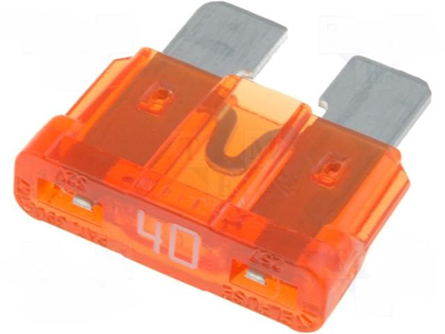 Запобіжник 40А "Пластиковий" (10 шт/уп) CLASS30A