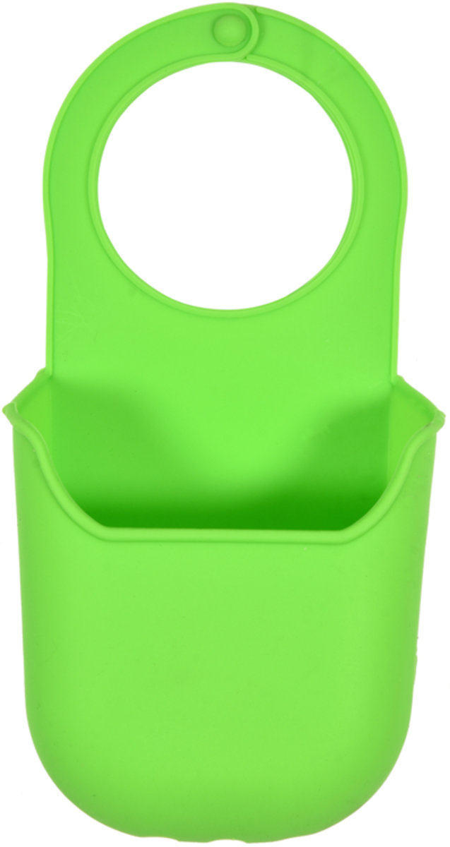 Органайзер силіконовий, зелений, підвісний FALA для губки, 200х 100 мм [144] 74789