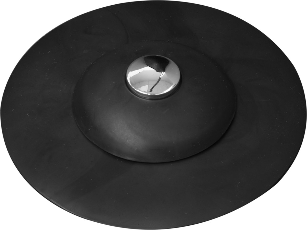 Корок до ванни і раковин, силіконовий FALA, Ø= 100 мм, чорний [240] 74780